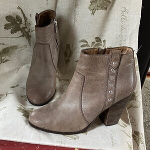 Coach nubuck booties